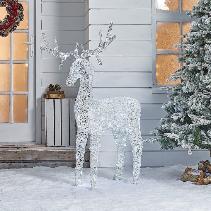 150cm Rattan Christmas Reindeer Figure