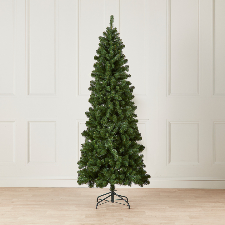 Slim Balsam Fir Green Christmas Tree