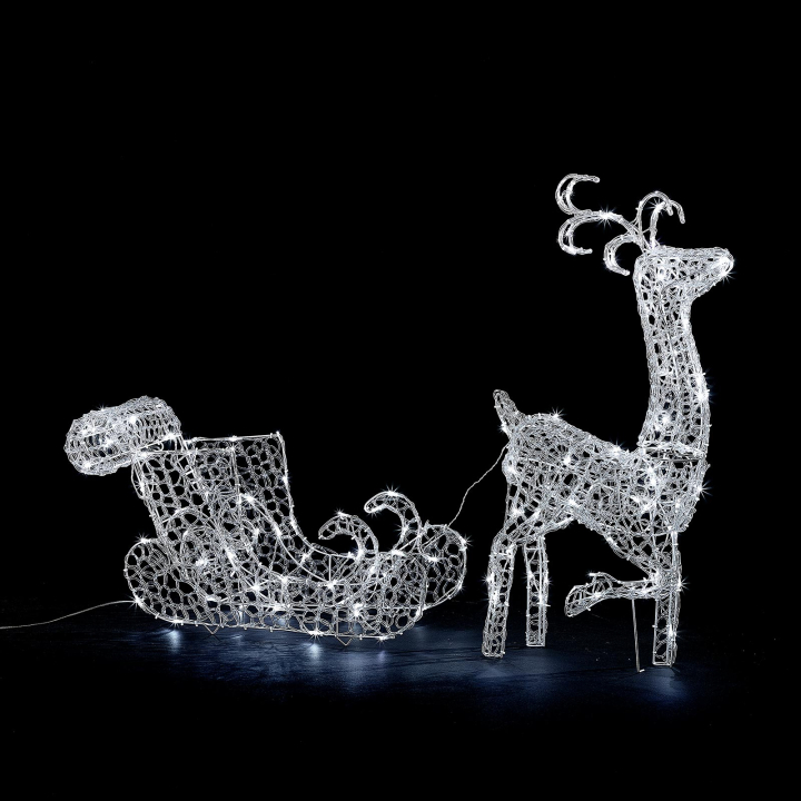Acrylic LED Ivanhoe Reindeer Decoration