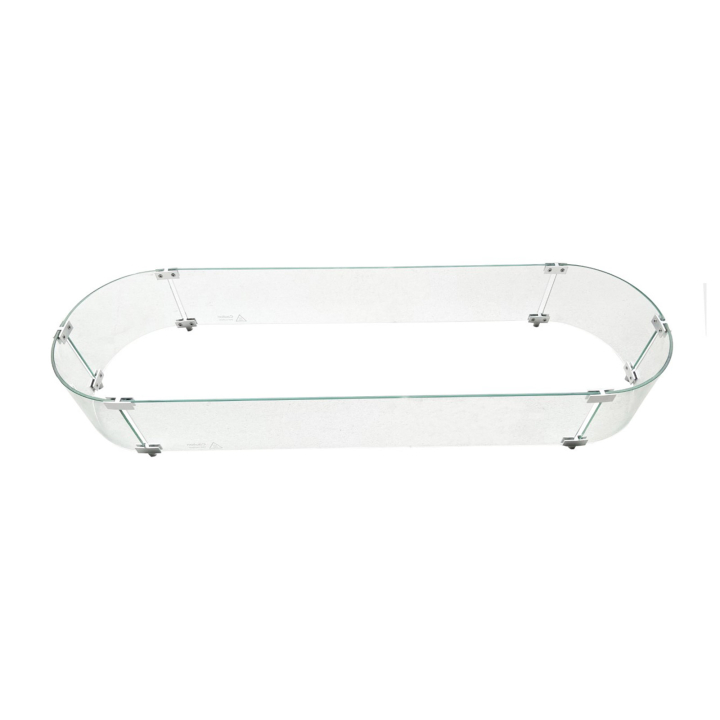 Glass Gas Fire Pit Windguard