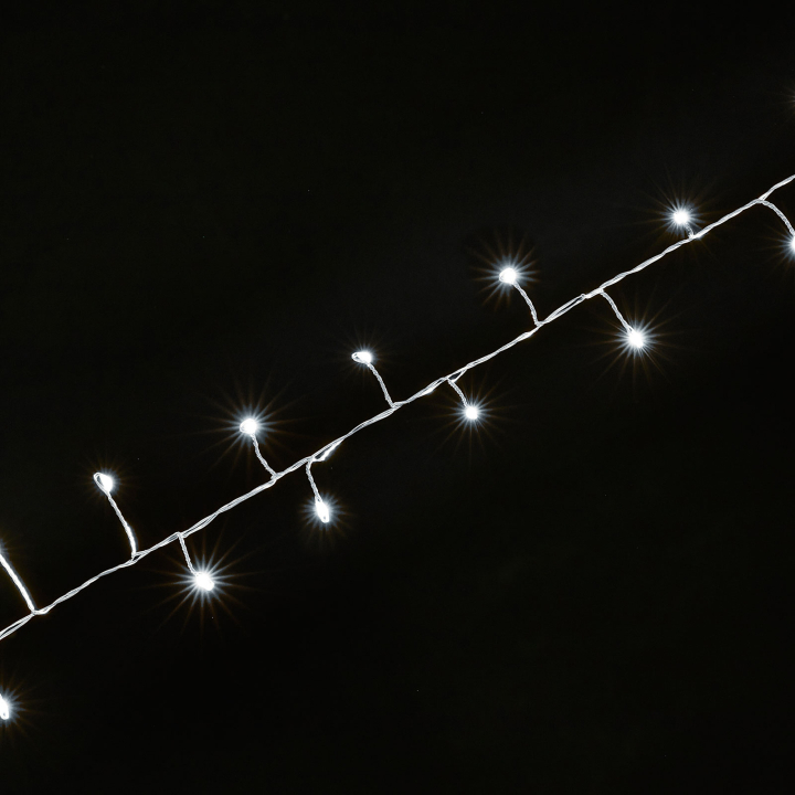 Christmas Pin Wire Compact LED String Lights with Silver Wire