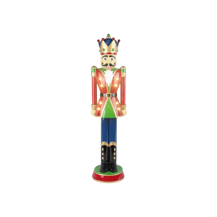 Norbert Christmas Nutcracker Figure in Pillar Box Red