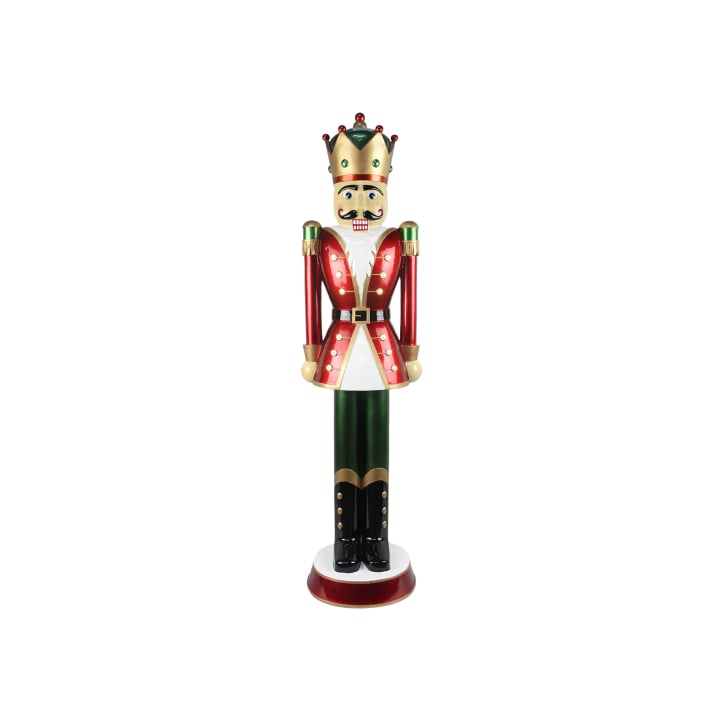 Norbert Christmas Nutcracker Figure in Traditional Red