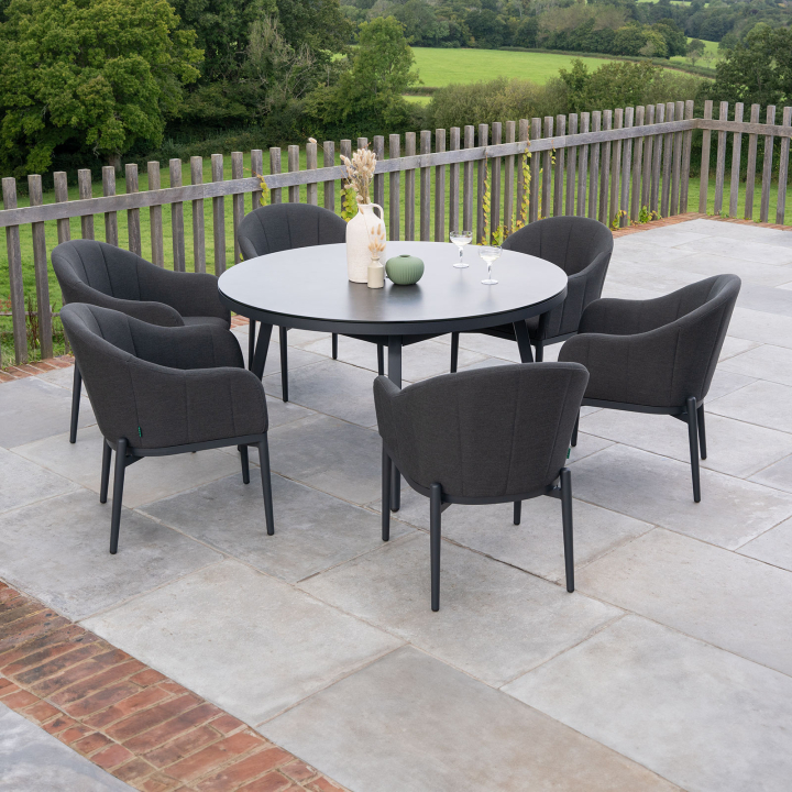 Duke 6 Seat All Weather Aluminium Dining Set