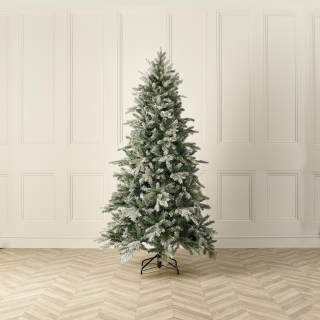 Sitka Spruce Green Frosted Christmas Tree