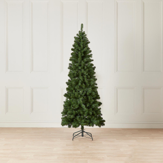 Slim Balsam Fir Green Christmas Tree