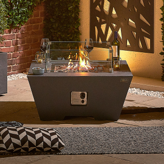 Perth Square GRC Gas Fire Pit Table