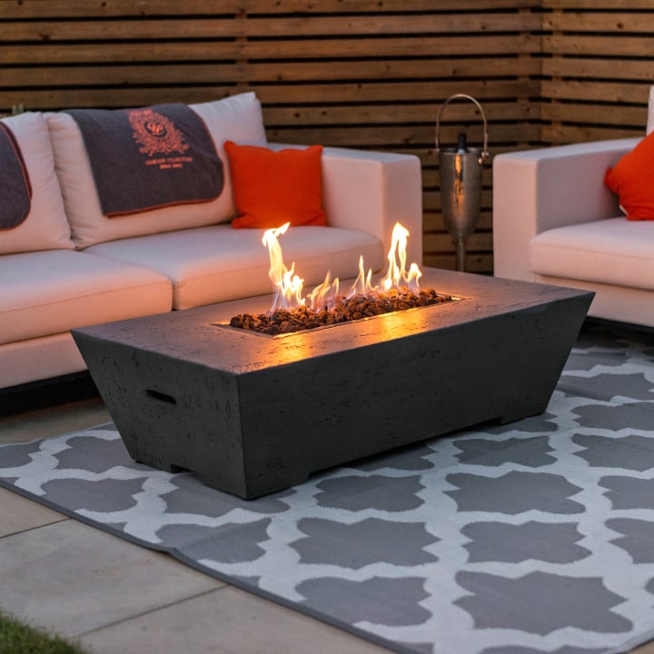 Nova - Gladstone Rectangular Gas Fire Pit