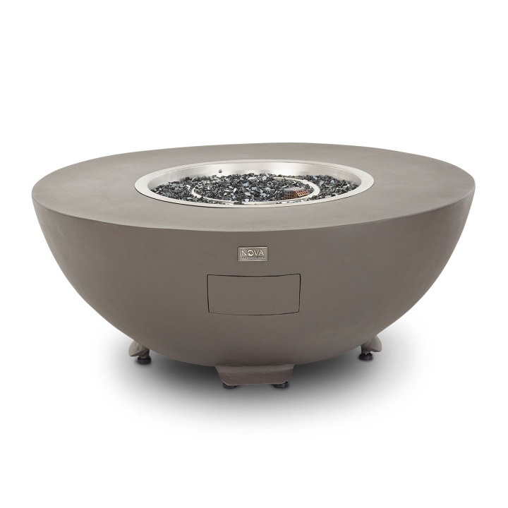 Saturn Round Aluminium Gas Fire Pit Table