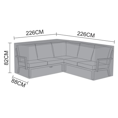 Winter Cover for Luxe Compact Corner Sofa Dining Set