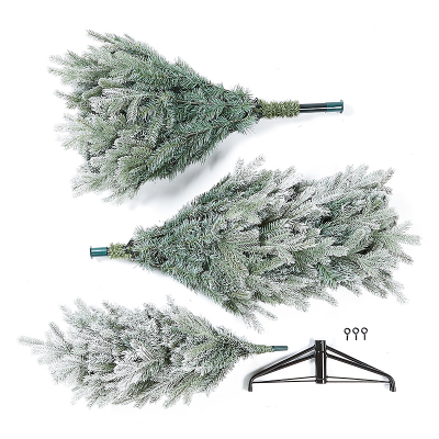 Sitka Spruce Green Frosted Christmas Tree - 6ft / 180cm