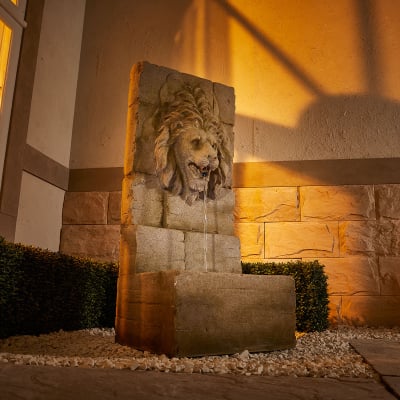 Leon Water Feature with Lights