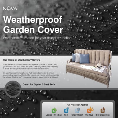 Winter Cover for High Back Lounging 3 Seat Sofa