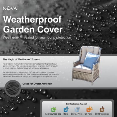 Winter Cover for High Back Lounging Armchair