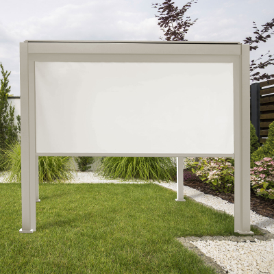 Titan Textilene Side Screen - 3.0m in Chalk White