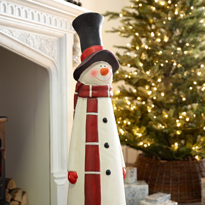 Large Mr Snow Christmas Snowman Figure