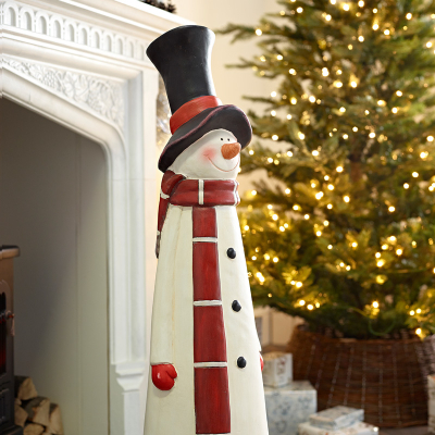 Large Mr Snow Christmas Snowman Figure