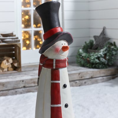 Large Mr Snow Christmas Snowman Figure