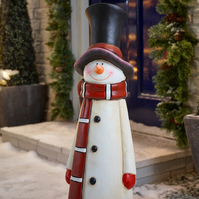 Small Mr Snow Christmas Snowman Figure