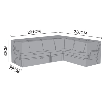 Winter Cover for Luxe Right Hand Corner Sofa Dining Set