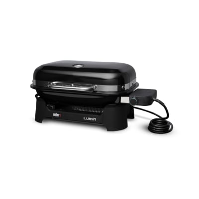 Weber® Lumin Compact Electric Barbecue, Black