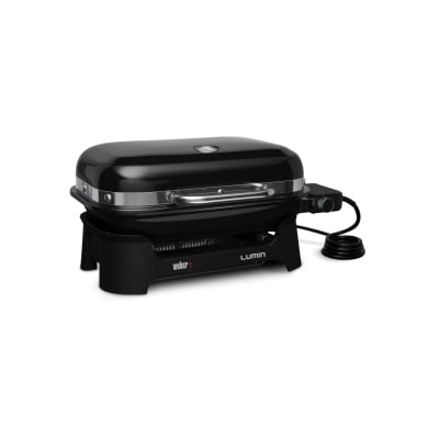 Weber® Lumin Compact Electric Barbecue, Black