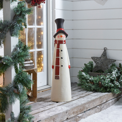 Large Mr Snow Christmas Snowman Figure