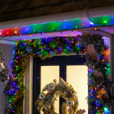 800 LEDs Christmas String Lights in Multi Colour