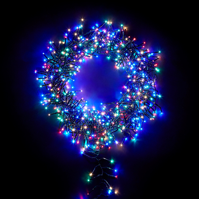 960 LEDs Christmas Cluster Lights in Multi Colour