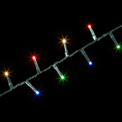 1000 LEDs Christmas Compact Lights in Multi Colour