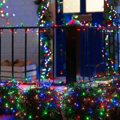 1000 LEDs Christmas Compact Lights in Multi Colour