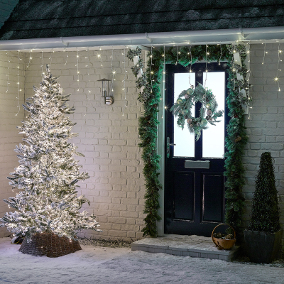 360 LEDs Christmas Icicle Lights in Warm White