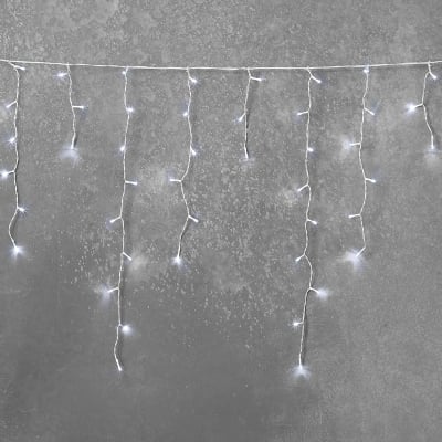 960 LEDs Christmas Icicle Lights in Cool White