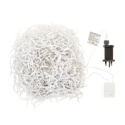 960 LEDs Christmas Icicle Lights in Warm White