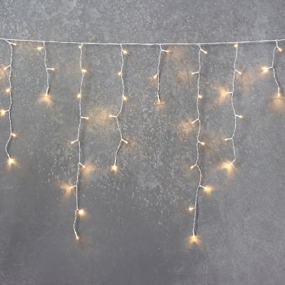 960 LEDs Christmas Icicle Lights in Warm White