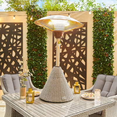 Rattan Heritage Electric Patio Heater