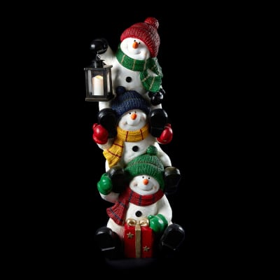 Frosty, Figgy & Frio Christmas Snowman Figures