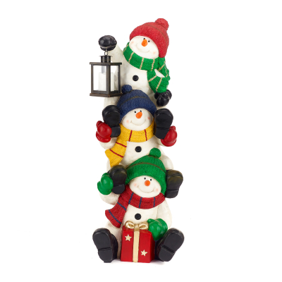 Frosty, Figgy & Frio Christmas Snowman Figures