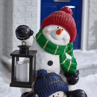 Frosty, Figgy & Frio Christmas Snowman Figures