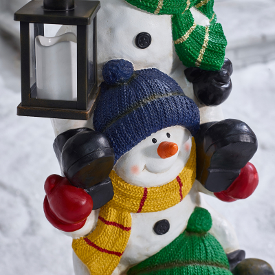 Frosty, Figgy & Frio Christmas Snowman Figures