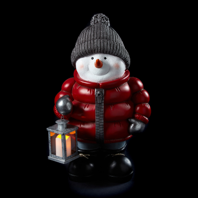 Berry Christmas Snowman Figure