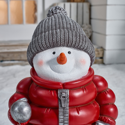 Berry Christmas Snowman Figure