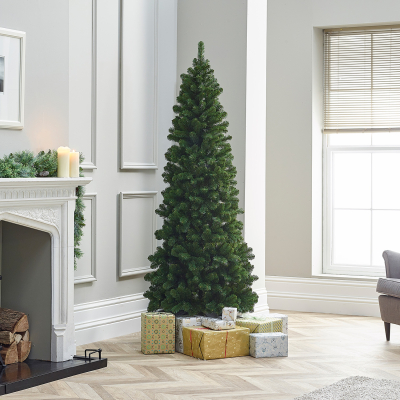 6ft Slim Balsam Fir Green Christmas Tree (180cm)