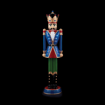 3ft Norbert Christmas Nutcracker Figure in Toy Blue