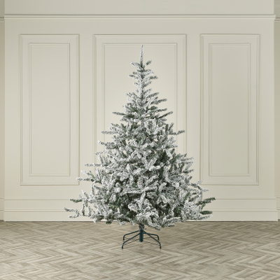 5ft Colorado Spruce Green Snowy Christmas Tree (150cm)