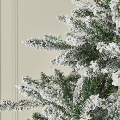 5ft Colorado Spruce Green Snowy Christmas Tree (150cm)