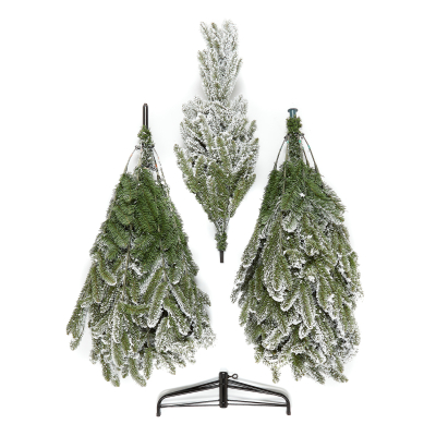 5ft Colorado Spruce Green Snowy Christmas Tree (150cm)