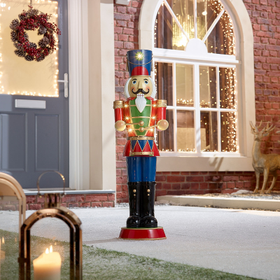 3ft Noel Christmas Nutcracker Figure with Drum