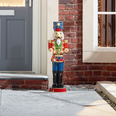 3ft Noel Christmas Nutcracker Figure with Drum