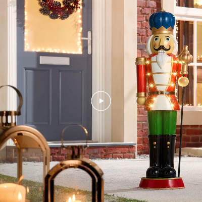 3ft Noel Christmas Nutcracker Figure with Drum